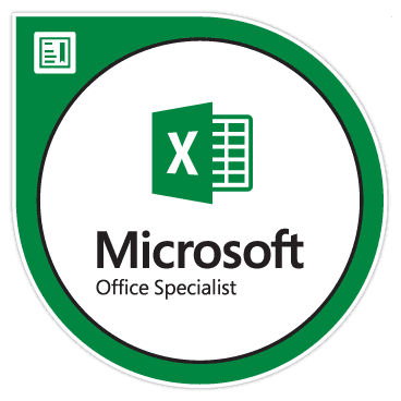 Microsoft Excel Associate badge